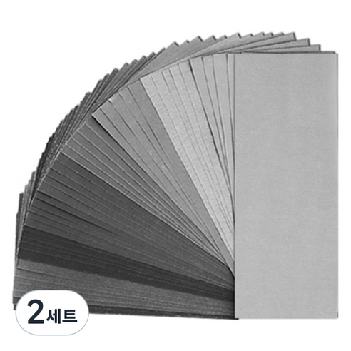 OON 대용량 재단 종이사포 120~3000방 14종 x 3p 세트, 2세트
