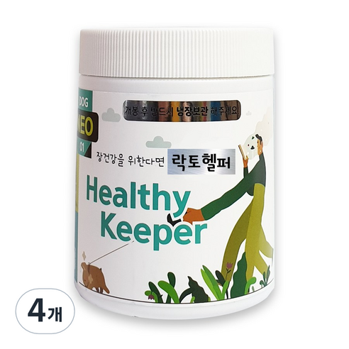 네오 강아지 헬시키퍼 영양제, 장건강/유산균, 250g, 4개
