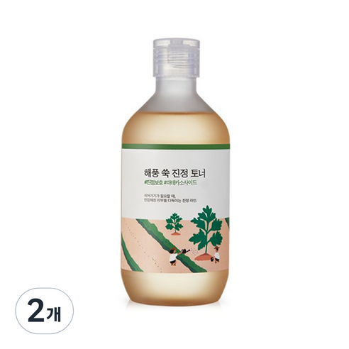   라운드랩 해풍쑥 토너, 300ml, 2개