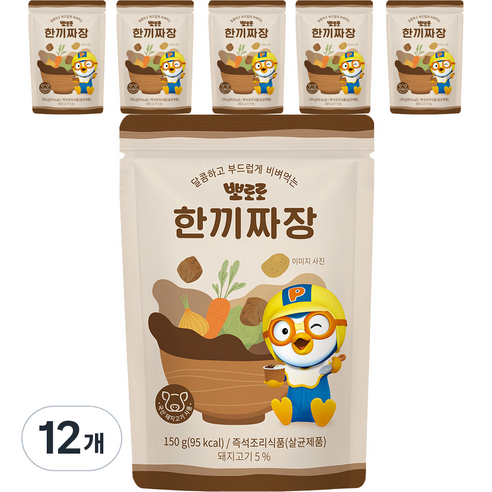 뽀로로 한끼짜장, 150g, 12개