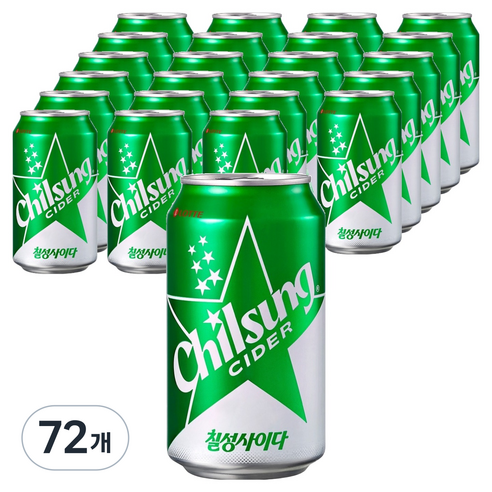 칠성사이다, 355ml, 72개