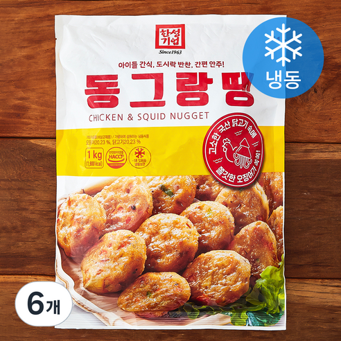 한성기업 동그랑땡 (냉동), 1kg, 6개