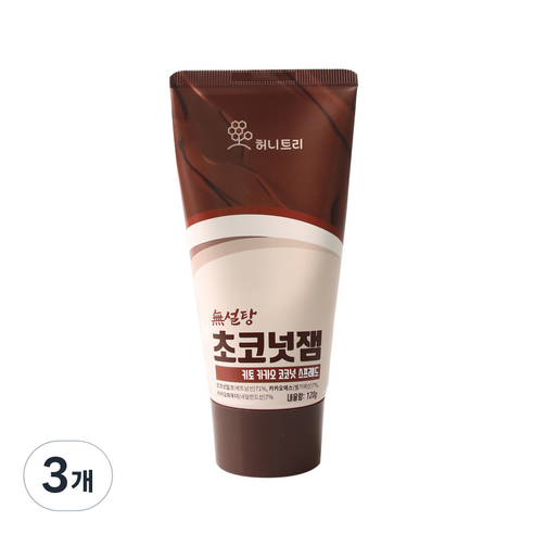 허니트리 초코넛잼, 120g, 3개