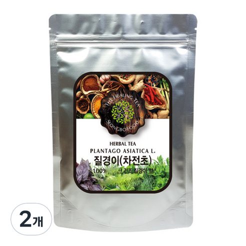 성보식품 국내산 질경이 차전초, 200g, 2개