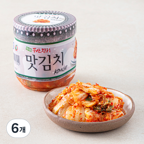 풍산김치 맛김치, 400g, 6개