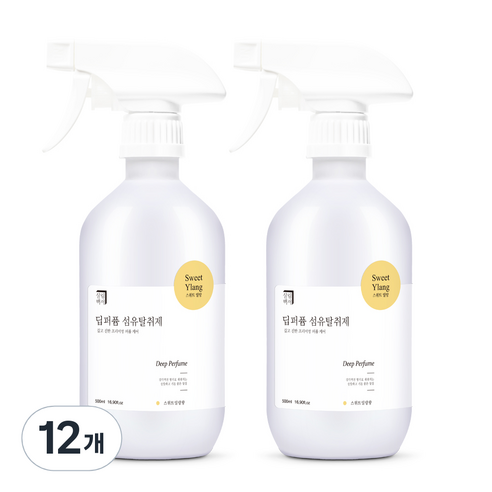 살림백서 딥퍼퓸 섬유탈취제, 500ml, 12개, 스위트일랑