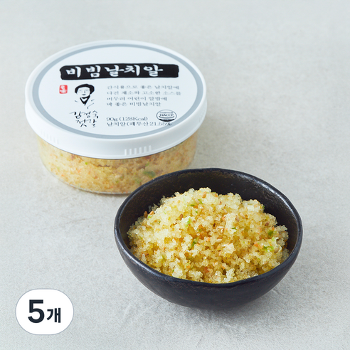 동광 김정숙 젓갈 비빔 날치알, 5개, 90g