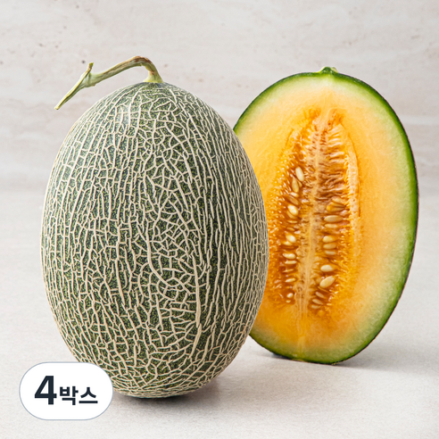 아주마 산지직송 고령 그린 하미과 메론, 1.1kg, 4박스