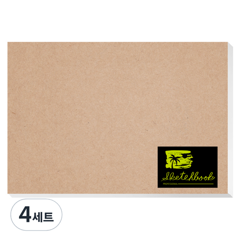 영아트 전문가 KF 스케치북 패드타입, 5절, 35매, 4세트