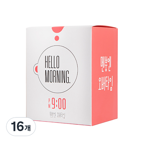 헬로모닝 오버타임 드립백커피, 9g, 16개