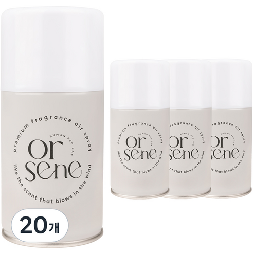 올센느 프리미엄 니치향수 방향제 자동분사기 리필 캔 블랙베리앤베이, 250ml, 20개