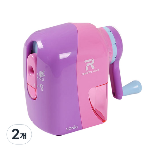 모모팝 소닉 연필깎이, 바이올렛, 2개