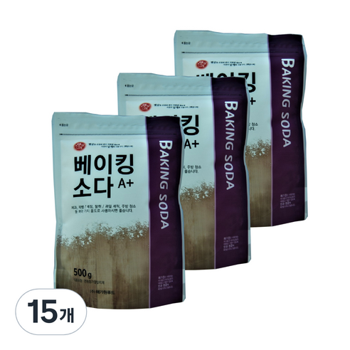 해가원 베이킹소다, 500g, 15개