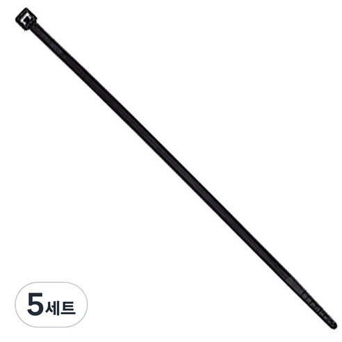 아바드 케이블 타이, 5세트, 흑색