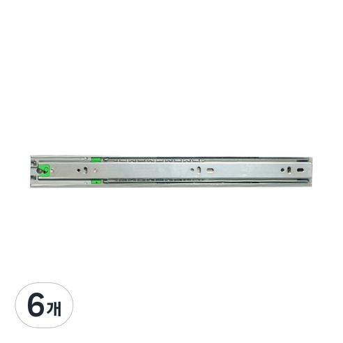 서랍 3단 광폭 댐핑레일, 6개