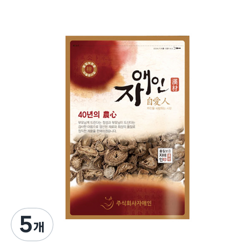 자애인 볶은우엉차, 200g, 5개