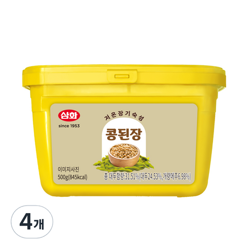 삼화 콩된장, 500g, 4개