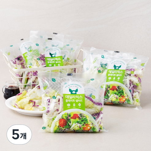 피그인더가든 데일리믹스 샐러드 KIT 630g, 5개