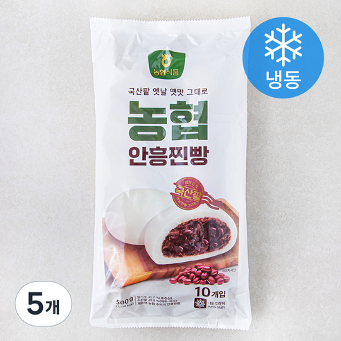 농협 추억의 안흥찐빵 (냉동), 50g, 10개입, 5개