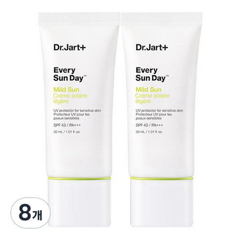 닥터자르트 에브리 선 데이 마일드 선 선스크린 SPF43 PA+++, 30ml, 8개