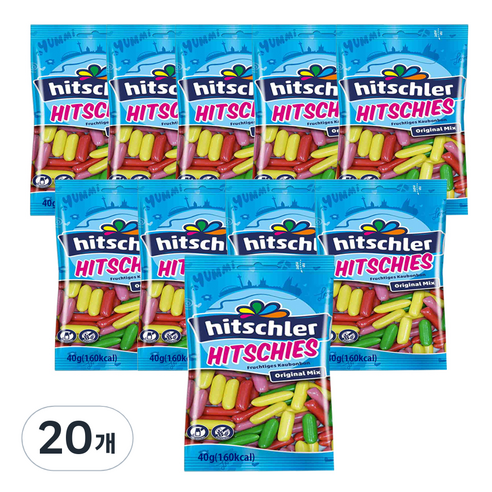 히츨러 히치스 수수깡젤리, 40g, 20개