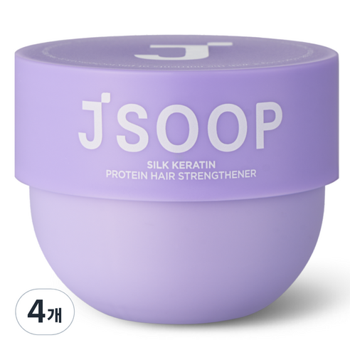 제이숲 실크 케라틴 단백질 모발 강화 헤어팩, 150ml, 4개