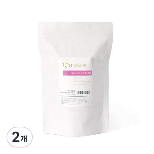 볶은원두 전문 로스팅 브라질 옐로우버본, 홀빈(분쇄안함), 500g, 2개