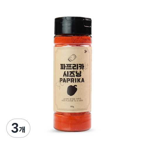 내몸에약초 파프리카 시즈닝, 80g, 3개
