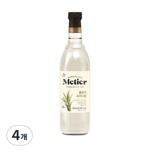 메티에 클래식 슈가시럽, 4개, 700ml