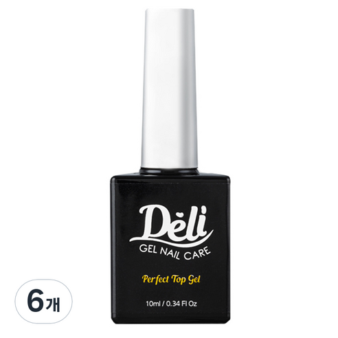 델리뷰티 퍼팩트 피니쉬 탑젤 10ml, 6개