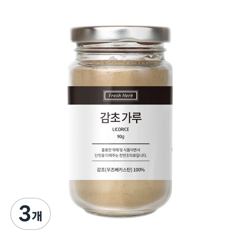 신선약초 감초가루, 90g, 3개