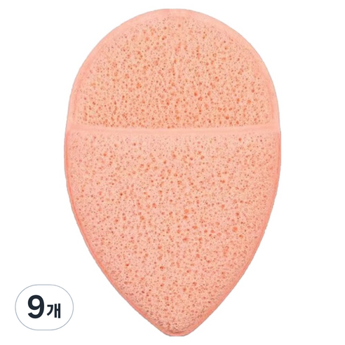 루아브 딥 클렌징 세안 스펀지, 9개, 오렌지