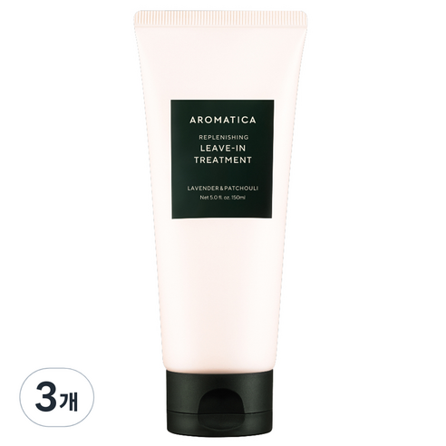 아로마티카 리플레니싱 리브 인 트리트먼트 라벤더 앤 패츌리, 3개, 150ml