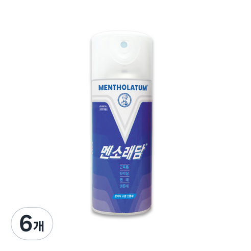 멘소래담 쿨 스프레이파스 에스 200ml, 1개입, 6개
