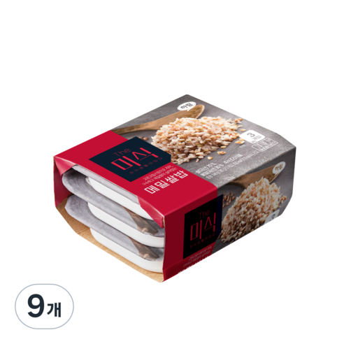 The미식 메밀쌀밥, 180g, 9개