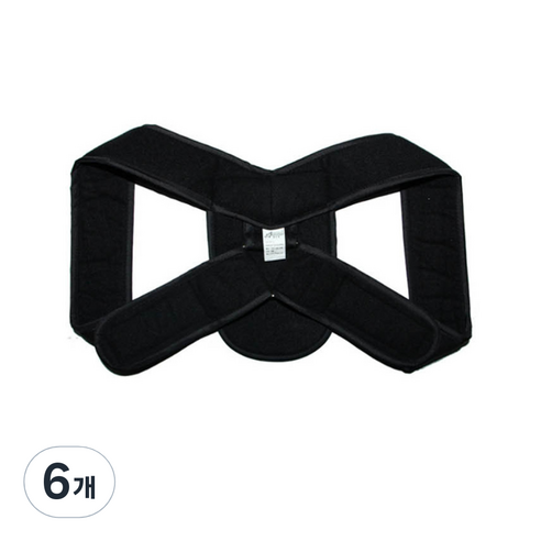 제로투히어로 어깨 밴드 블랙 S, 6개