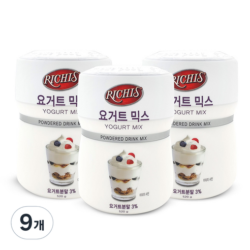 (주)동서 리치스 요거트 믹스, 520g, 1개입, 9개