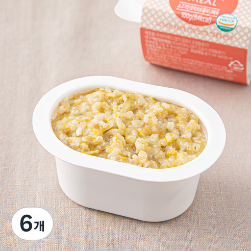 얌이밀 초중기 1.5단계 만6~7개월 이유식, 100g, 6개, 혼합맛(소고기/단호박/브로콜리)