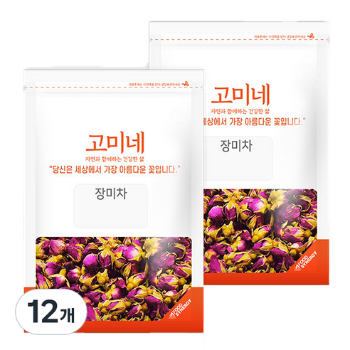 고미네 장미차, 40g, 1개입, 12개