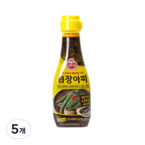 오뚜기 간편 장아찌 소스, 265g, 5개