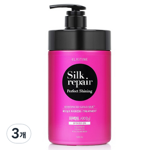 엘라스틴 실크리페어 퍼펙트 샤이닝 트리트먼트, 1000ml, 3개