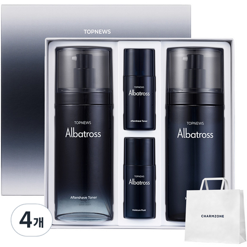 참존 탑뉴스 알바트로스 2종세트 토너 130ml + 25ml + 플루이드 130ml + 25ml, 4개