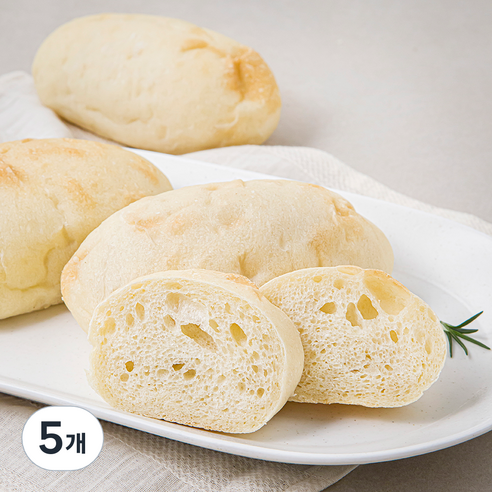 브로드카세 발효종 플레인 치아바타 3개입, 330g, 5개