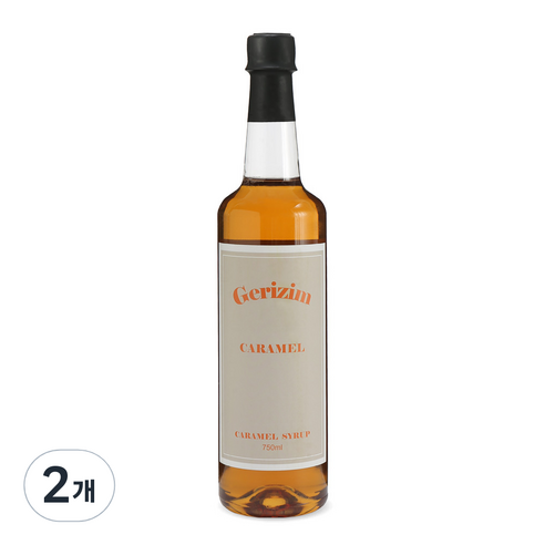 그리심 커피시럽 카라멜, 750ml, 2개