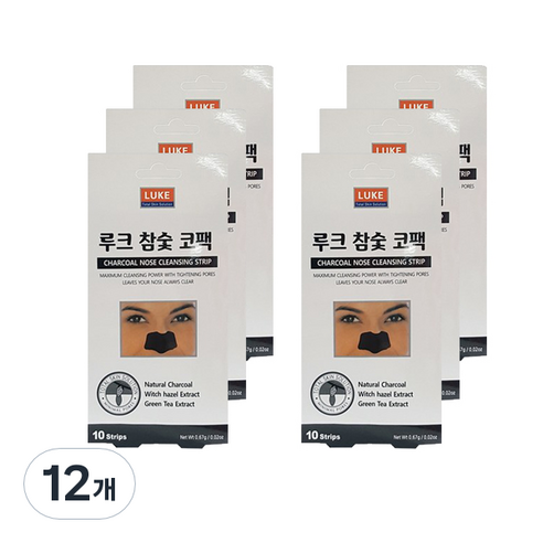 루크 참숯 코팩, 10개입, 12개