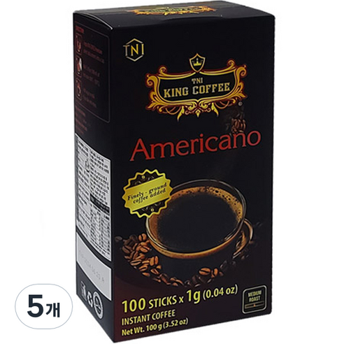 TNI 킹 아메리카노 100g, 100개입, 5개