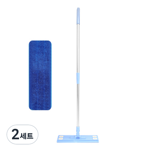 월드크린 초극세사 밀대 세트 40cm, 2세트