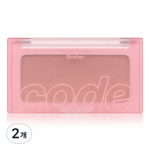 코드글로컬러 무드터치 블러셔 3.5g, 04 로지 무화과, 2개