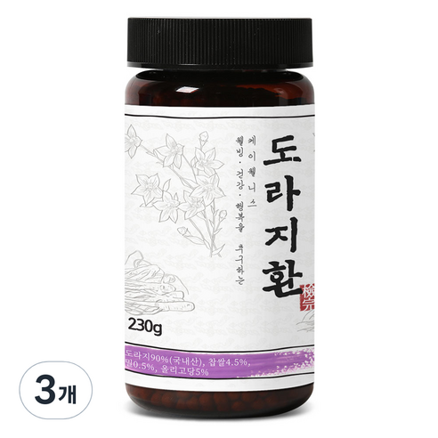 케이웰니스 도라지환, 3개, 230g