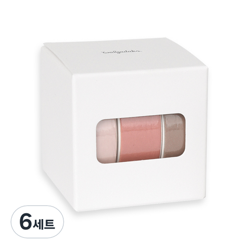 아르떼 마스킹테이프 3p 세트, Cherry blossom, 6세트